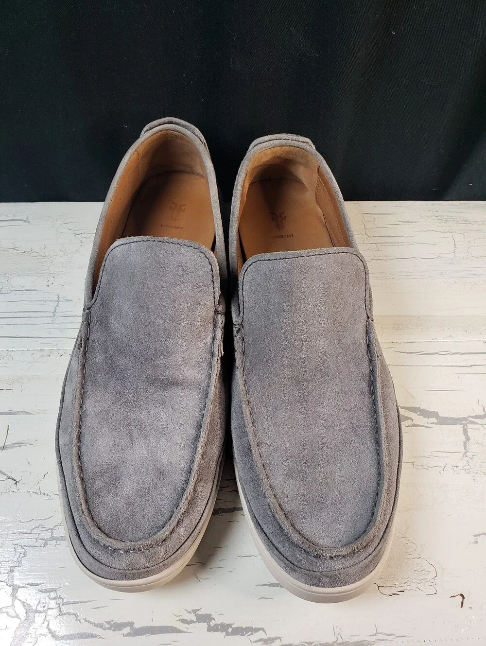 Frye Deck Venetian Slip-On Casual  Loafer in Gray - Men's size 13